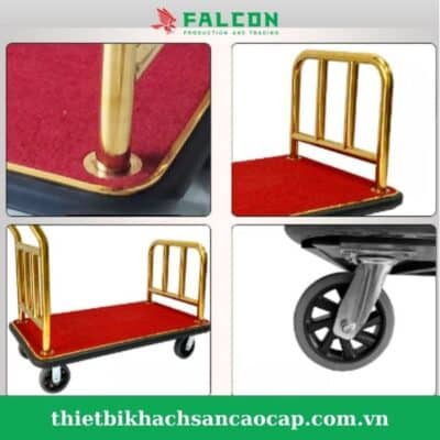 Cấu tạo xe đẩy chắc chắn, có tuổi thọ sử dụng lâu dài