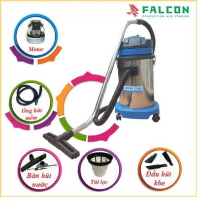 Máy hút bụi công nghiệp có cấu tạo chắc chắn, có độ bền lâu dài