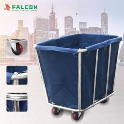 Xe dọn được thiết kế với khung sắt chắc chắn, vải bạt chống thấm nước