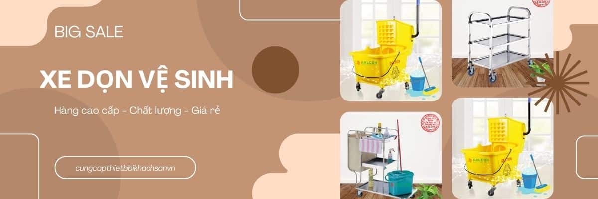 Banner xe dọn vệ sinh