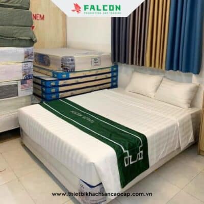 Chăn ga gối đệm vải T250 cho khách sạn