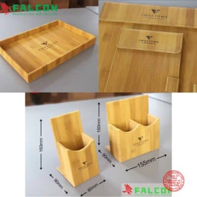 Bộ đồ bằng da giả gỗ cao cấp, chất lượng