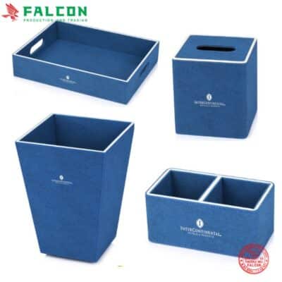 Khay hộp đựng đồ cho khách sạn bằng da cao cấp