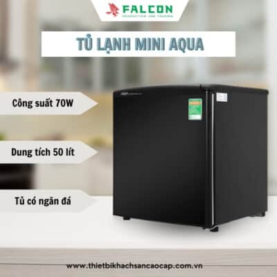 Tủ lạnh mini AQUA nhỏ gọn công suất 70W tiết kiệm điện năng
