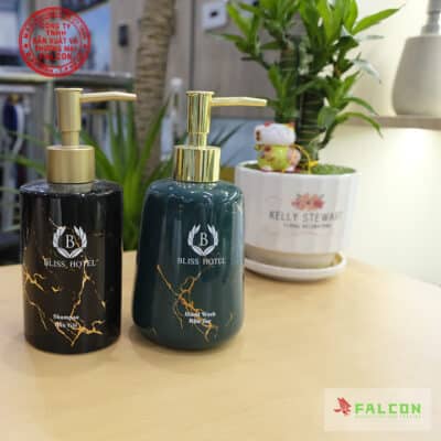 Lọ đựng dung dịch dầu gội sữa tắm được thiết kế đẹp mắt, sang trọng