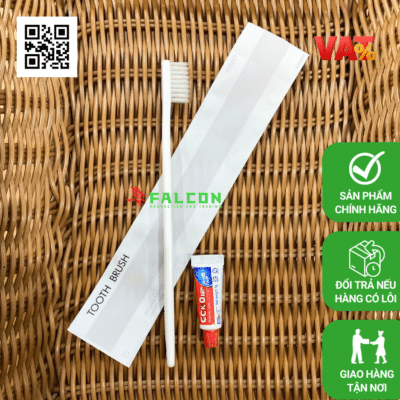 Bàn chải trắng bi cao cấp dùng 1 lần chuyên dụng cho khách sạn