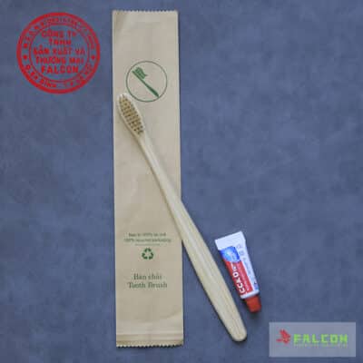 bàn chải cán tre đóng bao bfi túi giấy thân thiện môi trường