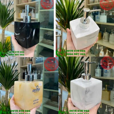 Bình đựng dung dịch meca chuyên dụng cho nhà nghỉ, khách sạn