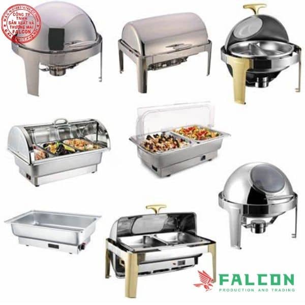 Nồi hâm buffet đa dạng kiểu dáng, phù hợp cho tiệc nhà hàng, khách sạn