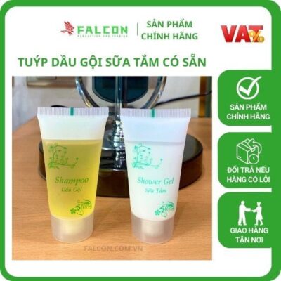 Tuýp dầu gội sữa tắm 30ml chuyên dụng cho khách sạn