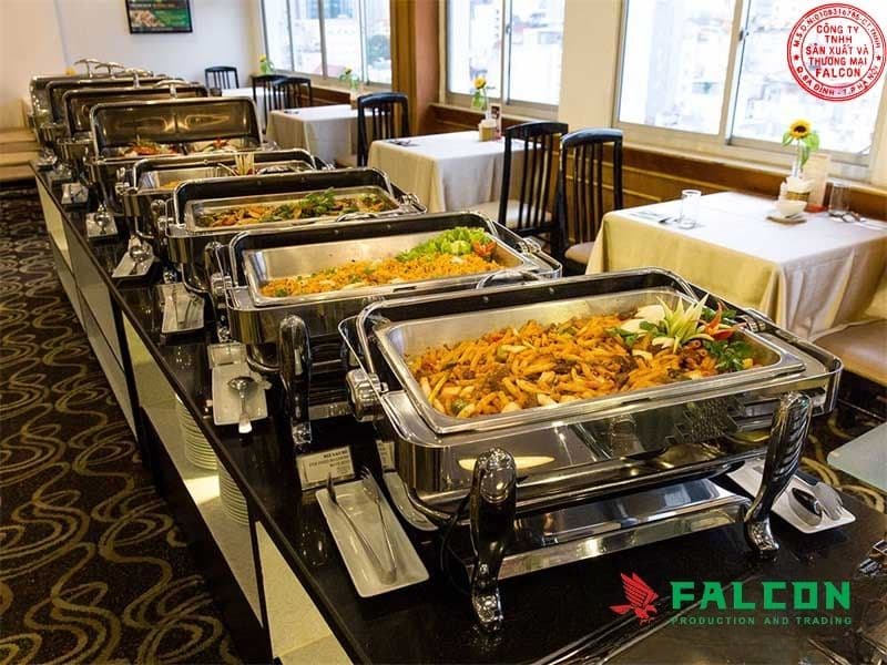Dụng cụ buffet chuyên dụng cho nhà hàng, khách sạn – nồi hâm giữ nóng thức ăn hiệu quả