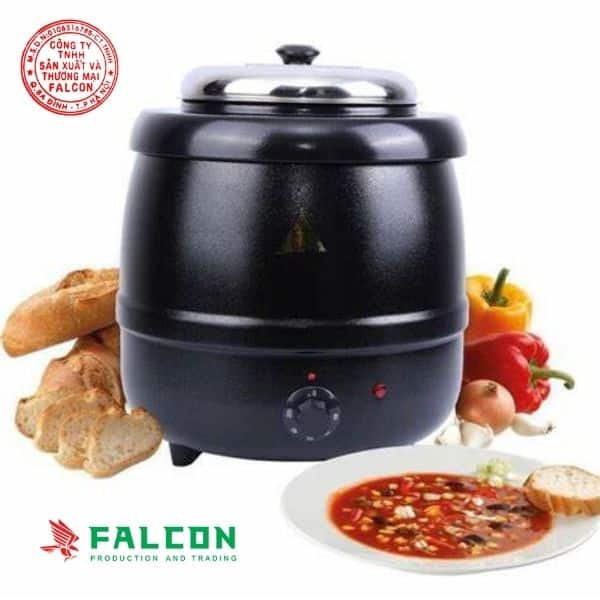 Nồi hâm nóng soup buffet điện Falcon thiết kế sang trọng, bền đẹp và tiện lợi