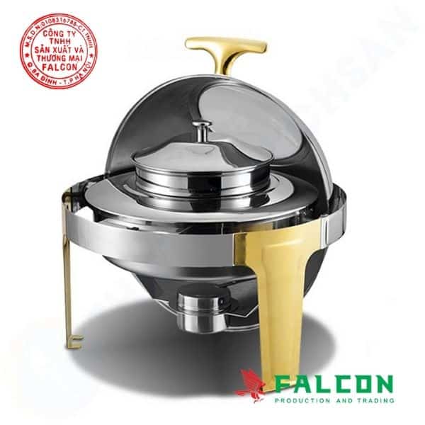 Nồi hâm soup tròn inox 304 cao cấp, giữ nhiệt lâu cho nhà hàng khách sạn
