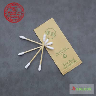 Tăm bông đóng bao bì túi giấy thân thiện môi trường
