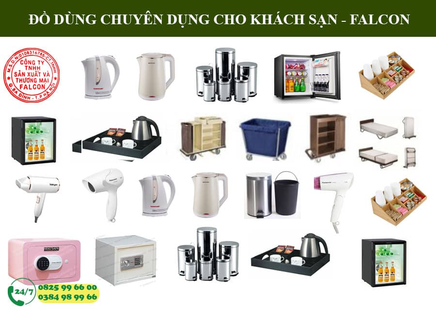 Công ty Falcon - cung cấp đồ dùng thiết bị khách sạn được khách đánh giá cao