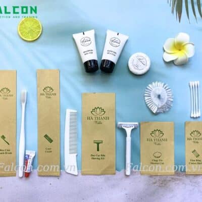 Bộ đồ dùng 1 lần trắng sứ bao gồm 8 món được Falcon cung cấp toàn quốc