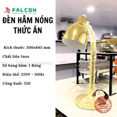 Đèn hâm nóng thức ăn chuyên dụng cho quầy buffet khách sạn, nhà hàng