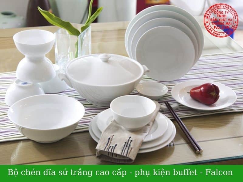 Bát đĩa - dụng cụ tiệc buffet không thể thiếu trong nhà hàng khách sạn 