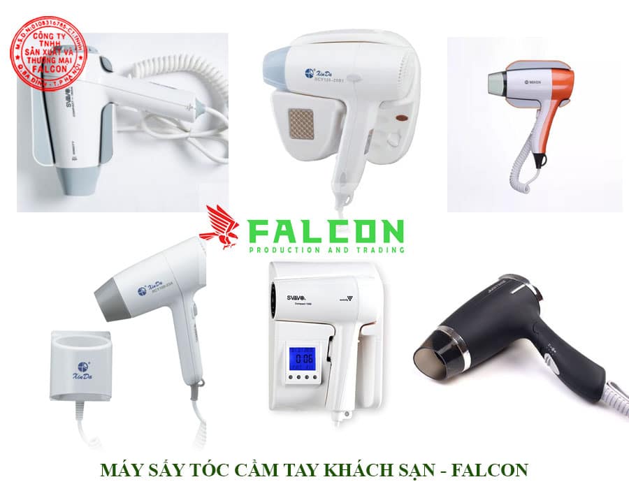 Máy sấy tóc khách sạn được Falcon cung cấp chất lượng cao, giá ưu đãi 