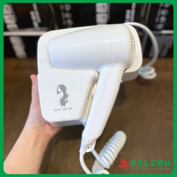 Máy sấy tóc khách sạn gắn tường chuyên dụng, tiện lợi 