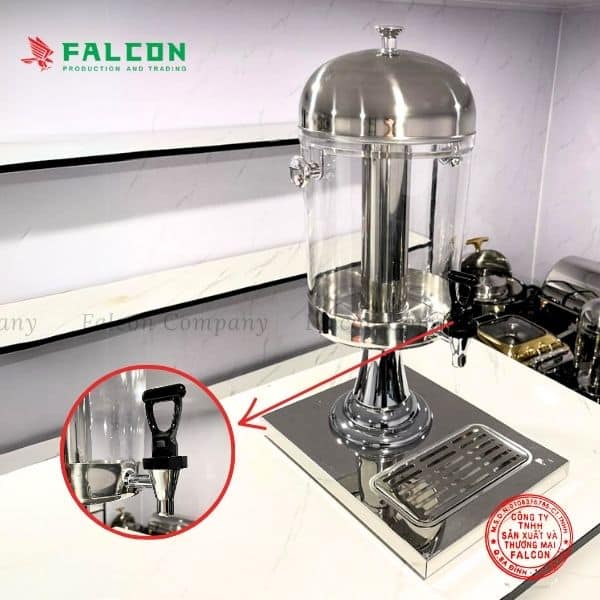 Bình đựng nước trái cây là Thiết bị tiệc buffet không thể thiếu trong khách sạn 