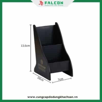 Khay được thiết kế nhỏ gọn, 2 ngăn rộng rãi để chứa được điều khiển ti vi, điều hòa...