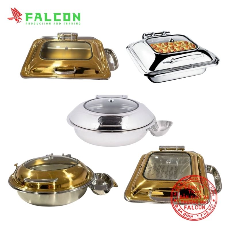 Nồi buffet dùng cho bếp từ, thiết kế hiện đại cho nhà hàng khách sạn