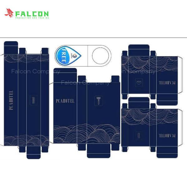 Bộ amenties khách sạn in logo PCA Hotel nâng độ nhận nhiện thương hiệu