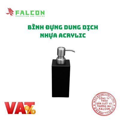 Bình đựng dung dịch nhựa acrylic