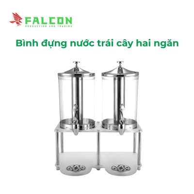 Bình đựng nước trái cây buffet 2 ngăn