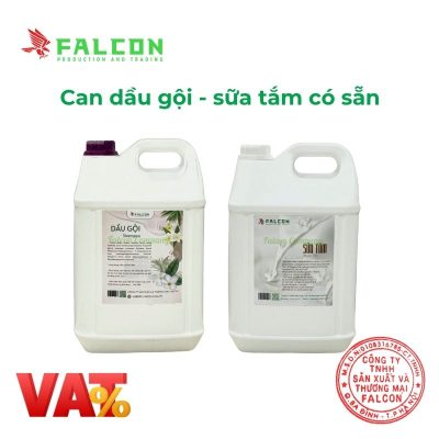 Can dầu gội sữa tắm 10L