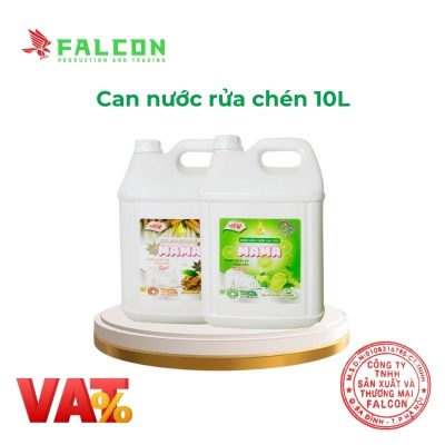 Can nước rửa chén 10L