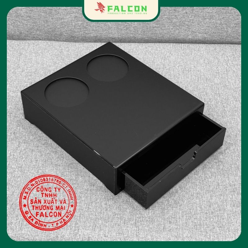 Hộp đựng amenities khách sạn acrylic nhiều ngăn, giúp sắp xếp đồ dùng gọn gàng