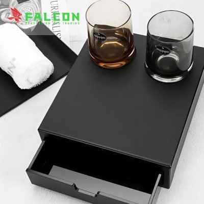 ản phẩm hộp đựng đồ amenities khách sạn acrylic, tạo điểm nhấn chuyên nghiệp cho phòng tắm