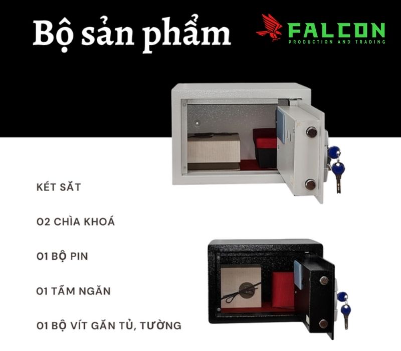 Két sắt cơ Naga NG22 cao cấp, thiết kế nhỏ gọn, an toàn chống cháy