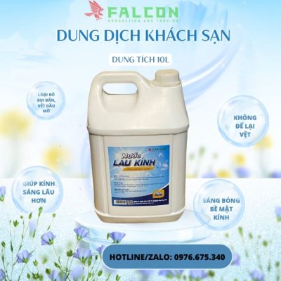 Can nước lau kính 10L cao cấp, dung tích lớn, làm sạch hiệu quả và sáng bóng bề mặt kính